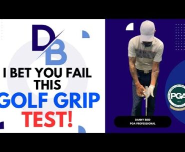 HOW TO GRIP A GOLF CLUB- I BET YOU FAIL THIS TEST! #golftip #golflesson #beginnergolfers