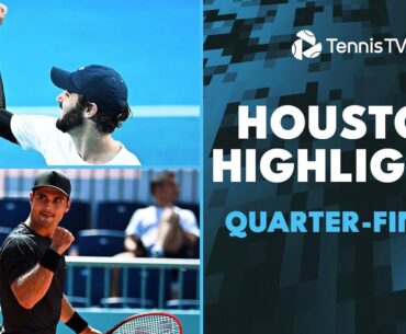 Tiafoe vs Thompson; Shelton, Giron & Etcheverry Feature | Houston 2024 Quarter-finals Highlights