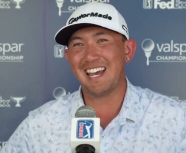 Rico Hoey Thursday Falsh Interview 2024 Valspar Championship © PGA Tour