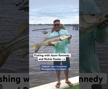 Jason Kennedy meets up at Rickie Fowler’s house for some fishing 🎣