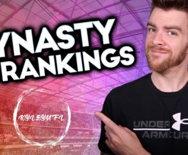 My Top 24 Dynasty Fantasy Football RB Rankings & Tiers (Updated Post Free Agency)