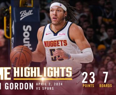 Aaron Gordon Full Game Highlights vs. Spurs 🎥