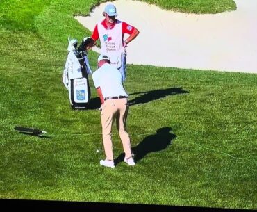 My reaction to Corey Conners chip in putt ⛳️