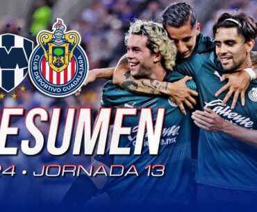 RESUMEN Y GOLES: Chivas le pega al líder invicto en Monterrey | Rayados vs Chivas | Clausura 2024