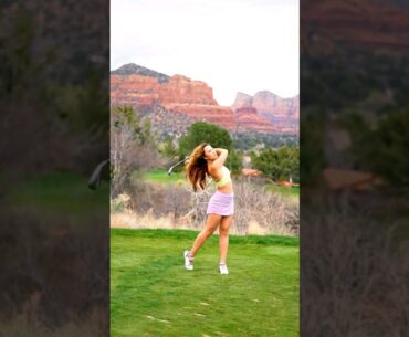 Claire He #golf #golfswing #shorts