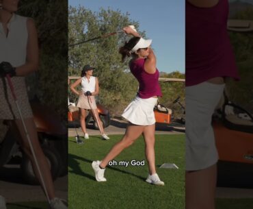 What kind of golfer are you? The chill one, or the not so chill one? #ladygolfers #golfgirls #golf