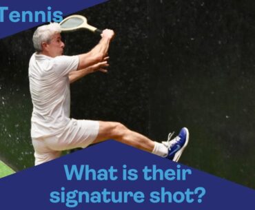 Real Tennis Pros identify their signature shots