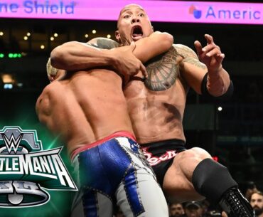 Cody Rhodes & Seth "Freakin" Rollins vs. Rock & Roman Reigns: WrestleMania XL Saturday highlights