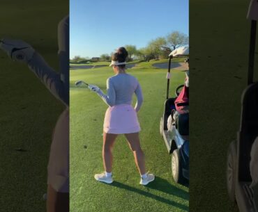 Don’t forget to clean your golf clubs #golfdrills #golfgirls