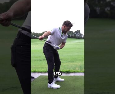 The impact position pros get into as easy as you taking a 💩 #golftips #golf #pgatour #gofswing