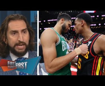 FIRST THINGS FIRST | "They are no longer most feared team in NBA!" - Nick rips Celtics lose to Hawks