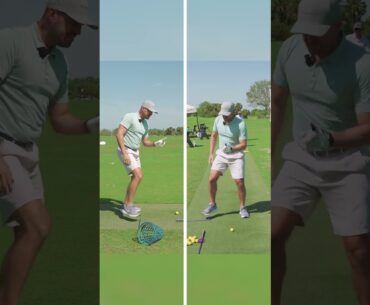 START THE SWING CORRECTLY #shorts #golfswing #golf #ericcogorno #golftips #pga #golfer #training