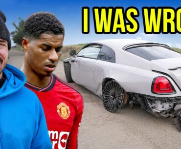 THE TRUTH ABOUT MARCUS RASHFORD'S WRECKED ROLLS ROYCE WRAITH