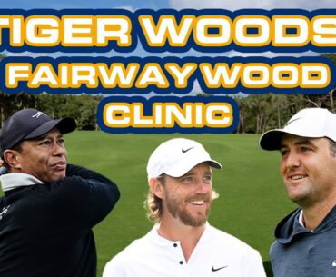 Tiger Woods' Fairway Wood Clinic With Scottie Scheffler and Tommy Fleetwood | TaylorMade Golf