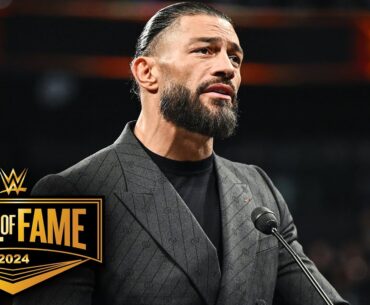 Roman Reigns acknowledges Paul Heyman in induction speech: WWE Hall of Fame 2024 highlights