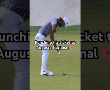 22-year-old Akshay Bhatia’s win earns him a spot in the Masters 👏