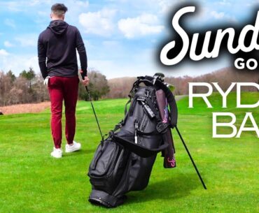 PREMIUM Leather Golf Bag UNDER $250! | Sunday Golf Ryder Bag Review