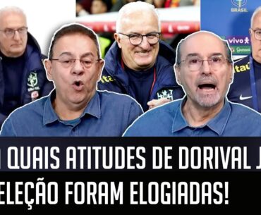 BASTIDORES! "ISSO É ÓTIMO, gente! Essa ATITUDE do Dorival na Seleção..." OLHA o que foi ELOGIADO!