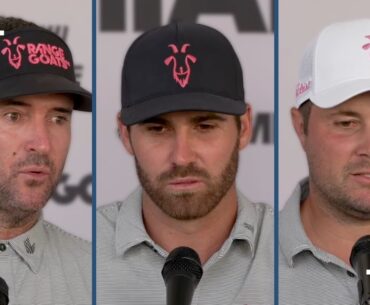 Bubba Watson, Matt Wolff, & Peter Uihlein on their FANTASTIC day after Round 1 of LIV Golf Miami