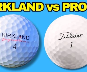 CUTTING OPEN A KIRKLAND? Compared VS Pro V1 Golf Ball!