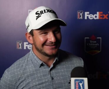 Alejandro Tosti Friday Flash Interview 2024 Texas Children's Houston Open © PGA Tour