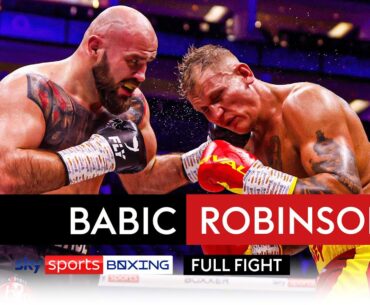 FULL FIGHT! Alen Babic vs Steve Robinson | Heavyweight Bout