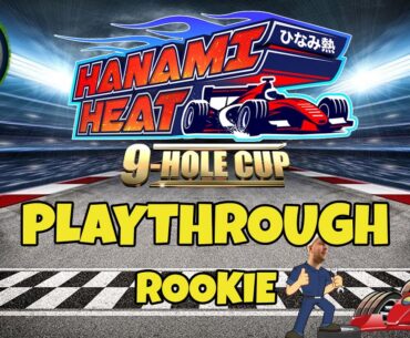 ROOKIE Playthrough, Hole 1-9 - Hanami Heat 9-hole cup! *Golf Clash Guide*