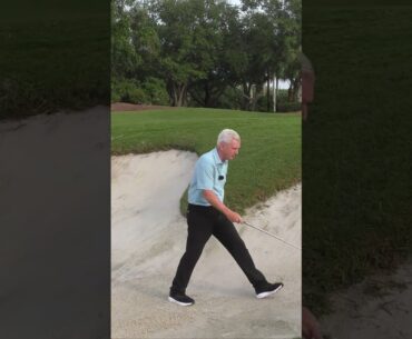 Bunker shots golf tips