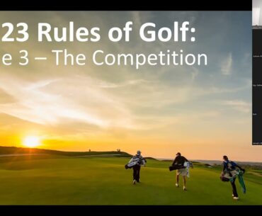 CGA Rules Hour #1