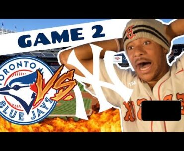 JUDGE AND STANTON GO DEEP || BLUE JAYS VS YANKEES GAME 2 FAN REACTION + MLB REACTION