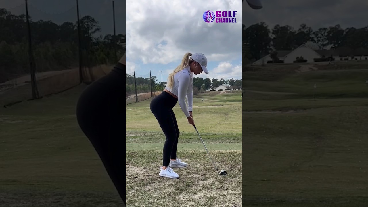 Amazing Golf Swing you need to see Golf Girl awesome swing Golf(09)