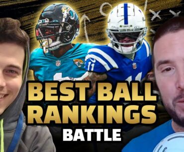 Best Ball Rankings Comparison w/ Shawn Siegele