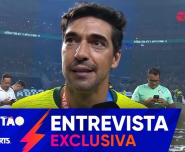 ABEL ADMITE QUE CHOROU COM HOMENAGEM DA TORCIDA E EXALTA O PALMEIRAS: "ADMIRAÇÃO E GRATIDÃO"