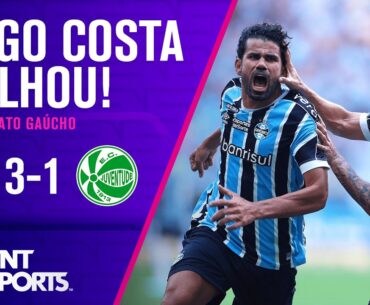 É HEPTA! COM SHOW DE DIEGO COSTA, GRÊMIO BATE JUVENTUDE DE VIRADA E É CAMPEÃO GAÚCHO DE 2024