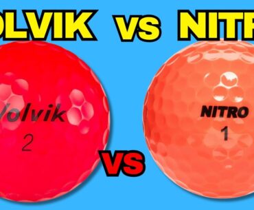 VOLVIK vs NITRO Golf Balls - What's Inside?