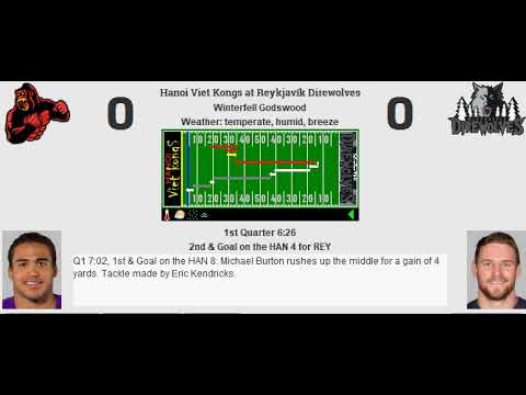Week 6: Hanoi Viet Kongs (2-3) @ Reykjavík Direwolves (3-2) Week 6: Hanoi Viet Kongs (2-3) @ Reykjavík Direwolves (3-2)