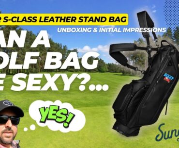Sunday Golf Ryder S-Class Leather Stand Bag Unboxing!