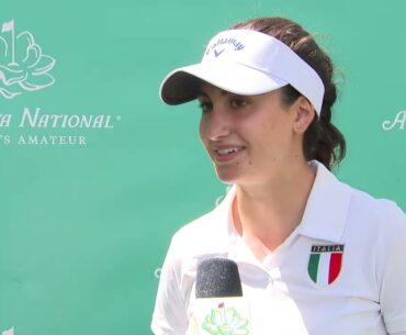 Post Round Press Conference – Francesca Fiorellini (April 3, 2024)
