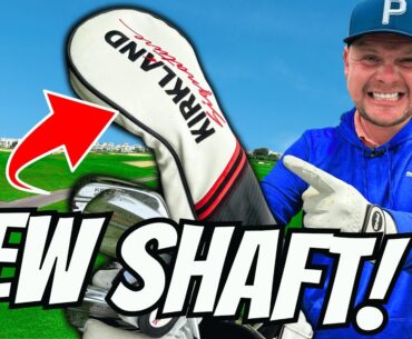 I Put An UPGRADED Shaft In The NEW COSTCO DRIVER... SHOCKING RESULTS!
