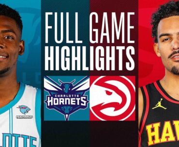 HORNETS at HAWKS | FULL GAME HIGHLIGHTS | April 10, 2024