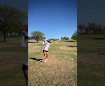 Do you like hitting a draw or fade better? #golf #golfswing #golfgirl