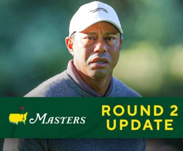 2024 Masters 2nd Round UPDATE: Tiger Woods Cards 2 BIRDIES On First 6 Holes I CBS Sports
