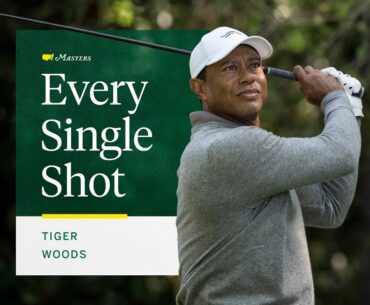 Tiger Woods Second Round | Every Single Shot | The Masters