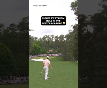 Harris English was INCHES away 😭 #holeinone #pgatour #themasters #masters2024 #sportsbetting