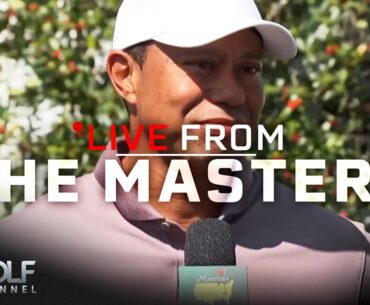 Tiger Woods: 'I have a chance to win' after making the cut | Live From The Masters | Golf Channel