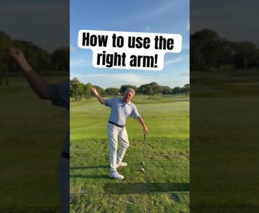 How to use the right arm to hit powerful golf shots! https://www.jessfrankgolf.com/golf-news/