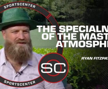 Ryan Fitzpatrick talks SPECIALNESS of The Masters Tournament & atmosphere! ⛳️  | SportsCenter