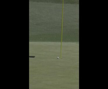 Cantlay holes out for Eagle again! #TheMasters #Golf #9WWOS #shorts