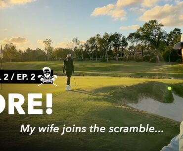 Golf mit Gottschalk | My wife joins the scramble...FORE!