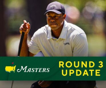 2024 Masters 3rd Round UPDATE: Tiger Woods Drains LENGTHY Birdie Putt I CBS Sports